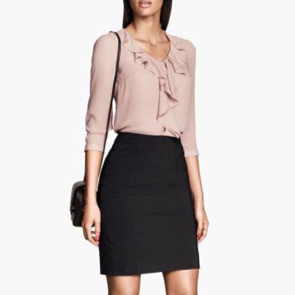 H&M Black Pencil Skirt